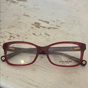 Coach Burgundy Eyeglasses frames NEW 5206